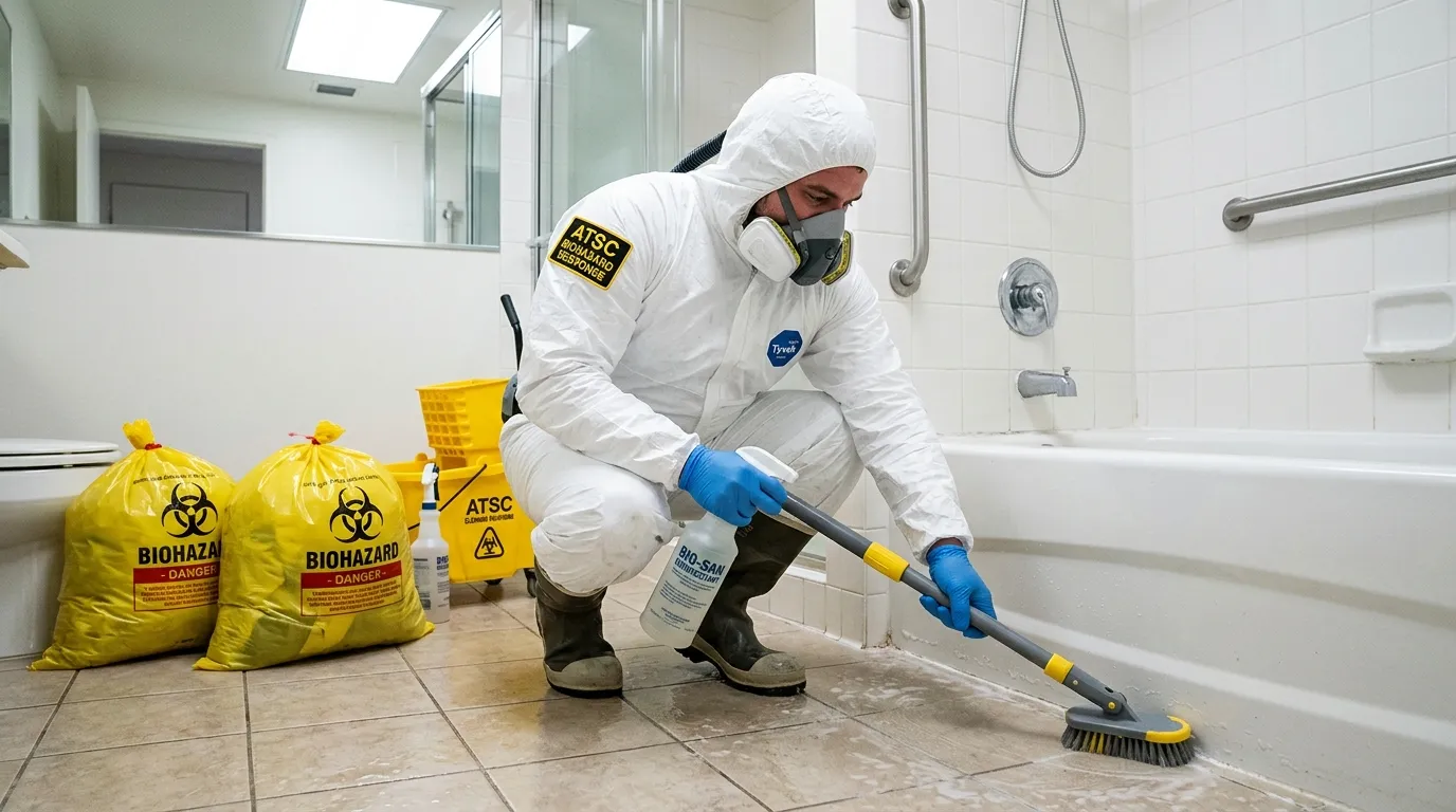 Decontamination equipment deployed for Blood Cleanup in Henrietta